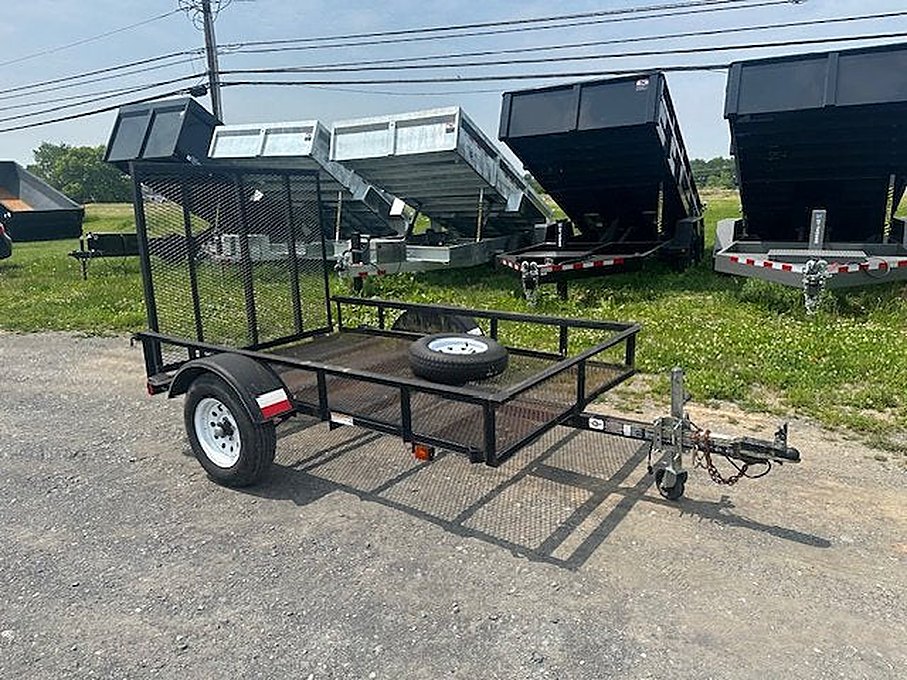2015 Carry-On 5 x 8 Landscape Utility Trailer โ Mesh Floor โ Used