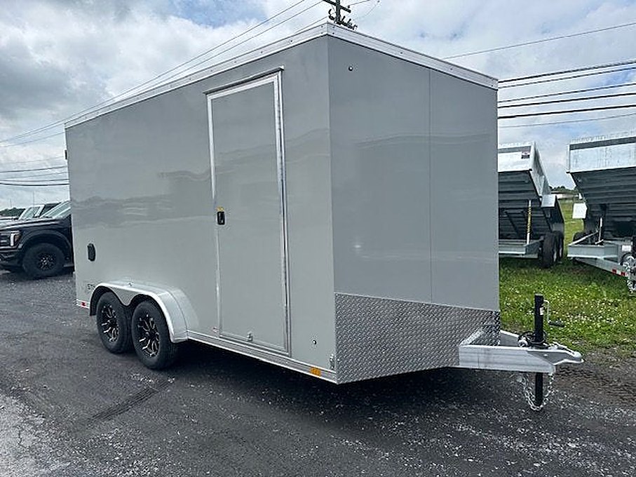 ATC 7.5 x 14 Aluminum Enclosed Cargo Trailer – Barn Doors – Used