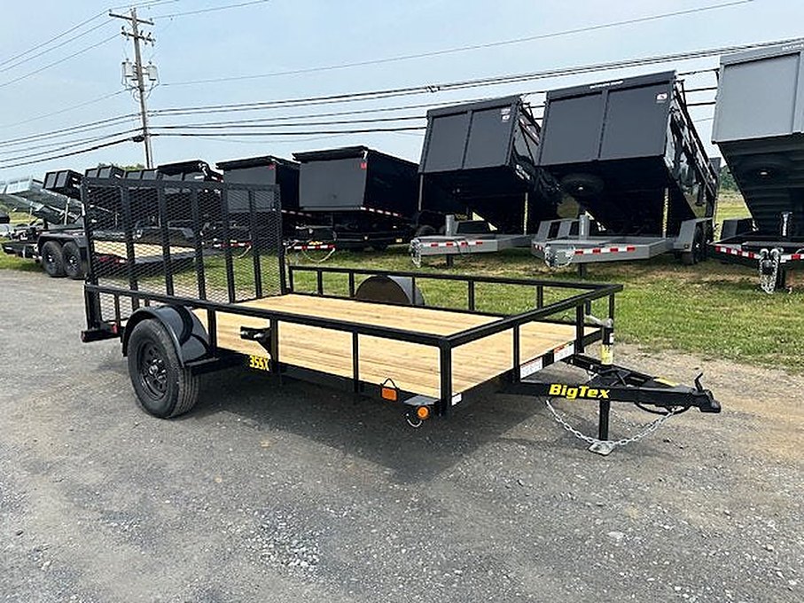 Big Tex 7 x 12 Landscape Utility Trailer โ Rear Ramp Gate โ Used