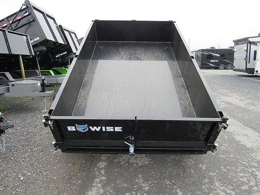 BWise 6 x 10 Low Profile Dump Trailer โ Combo Gate & Ladder Ramps โ Used