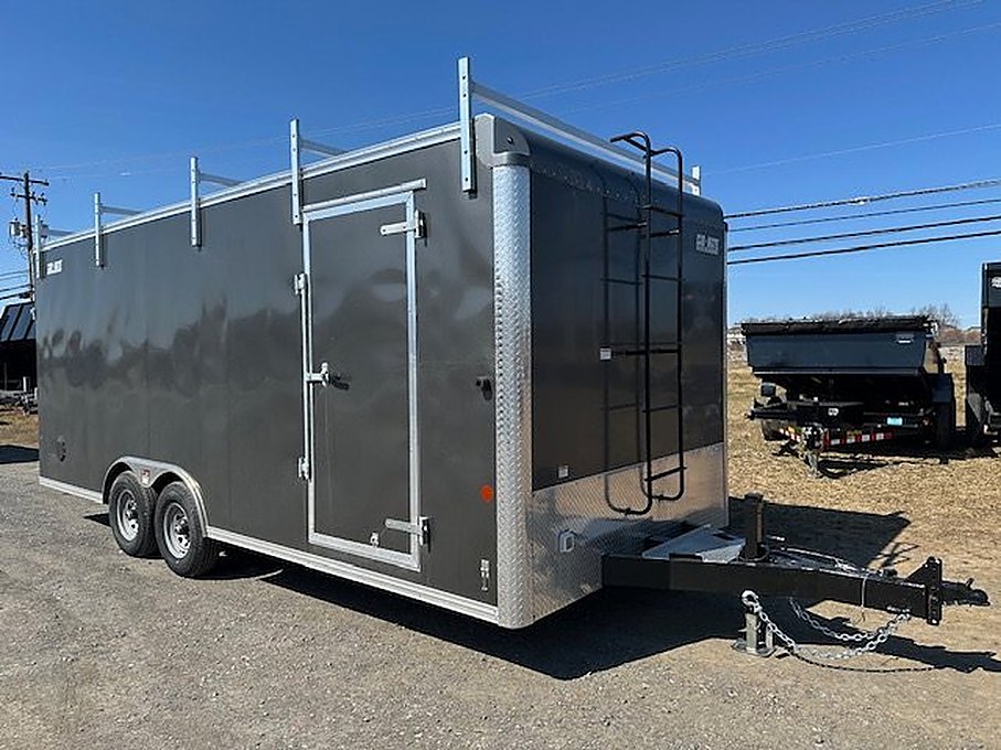 Car Mate 8.5 x 20 Enclosed Cargo Trailer – Contractor Ramp Door – Used