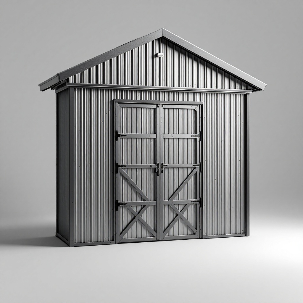 Gambrel Wood-Frame Storage Barn 12x20