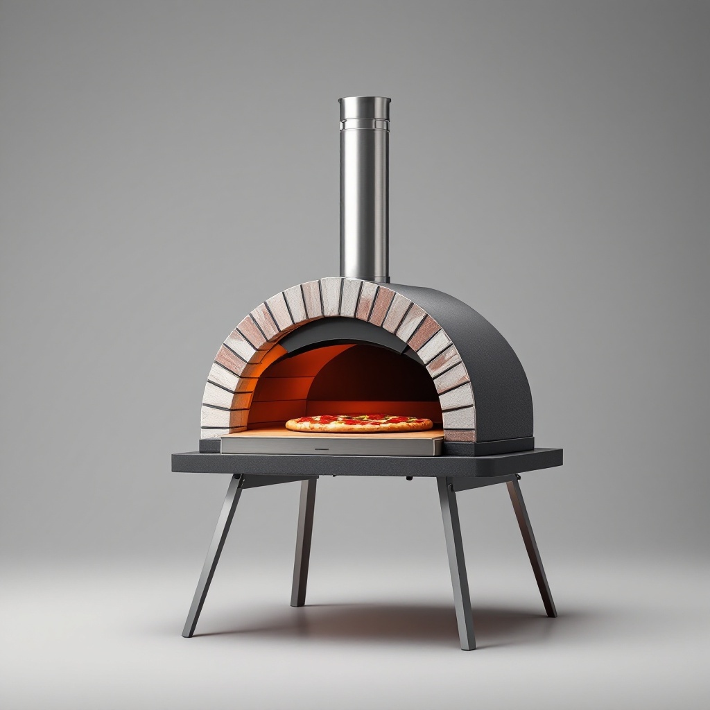 Napoleon Pro Freestanding Outdoor Pizza Oven - 22-Inch Stone, Propane