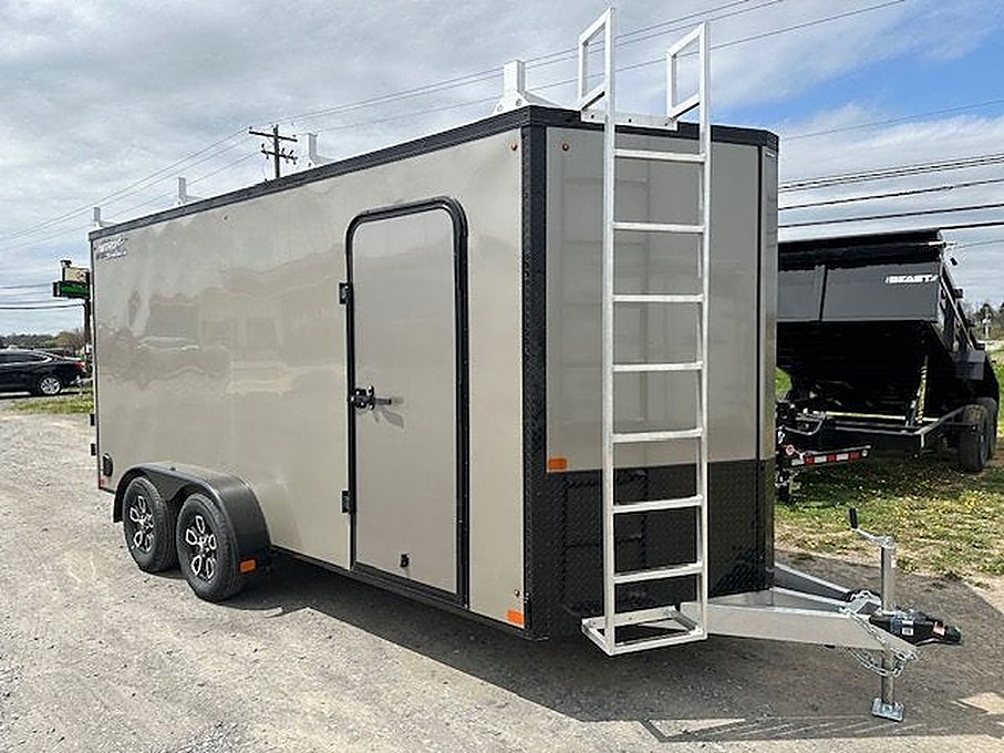 Nitro 7×16 Enclosed Cargo Trailer- Contractor Package – Used