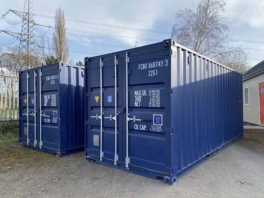 Single Trip 20Ft Shipping Container Storage Container Secure Store Site Cabin โ Used