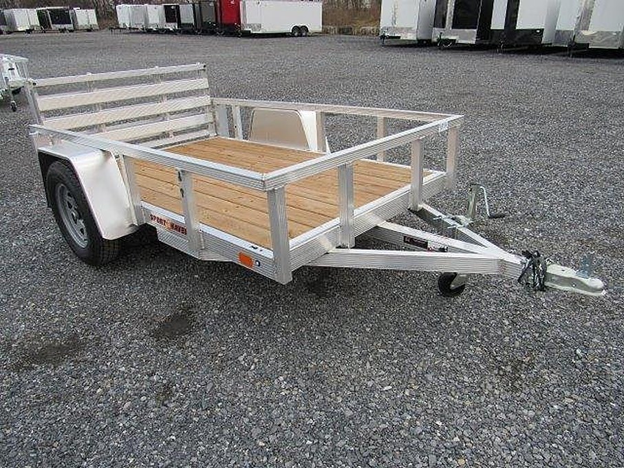 Sport Haven 5ร8 Aluminum Utility Trailer โ Bi-Fold Ramp Gate โ Used