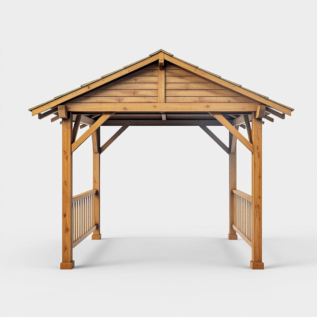 Yardistry 12x14 ft Cedar Pergola with Retractable Canopy